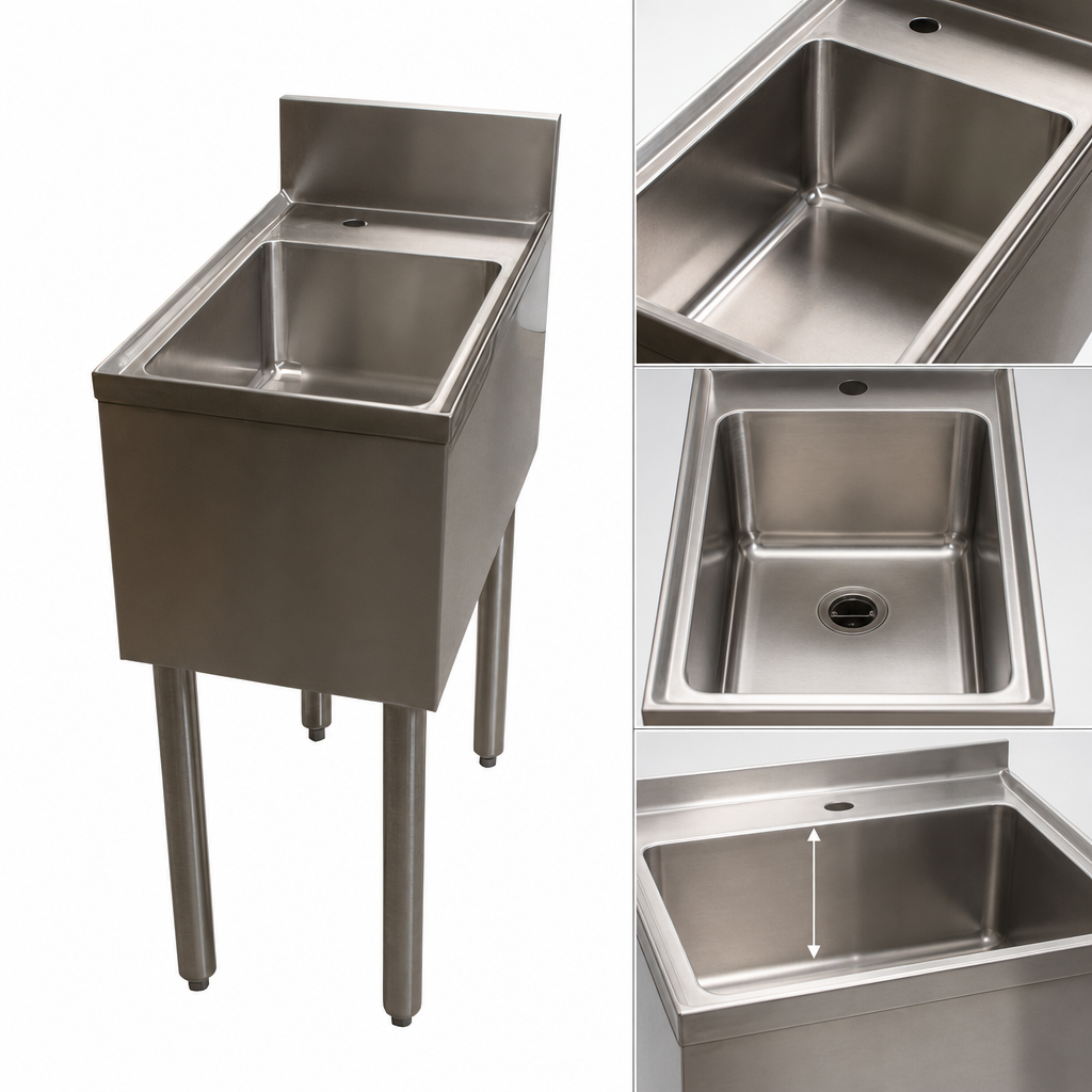 Single Dump Sink Bowl