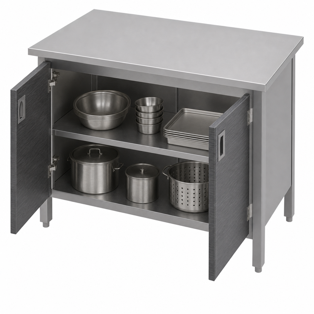 Cabinet Base With Hinged Doors