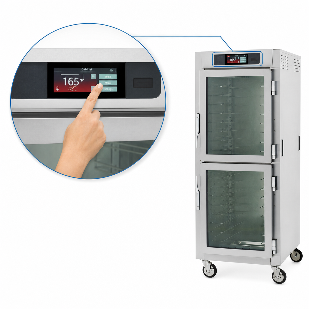 6.8-Inch Touch-Screen Controls