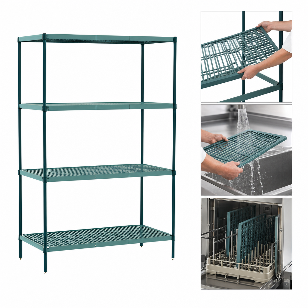 Removable Polymer Shelf Mats