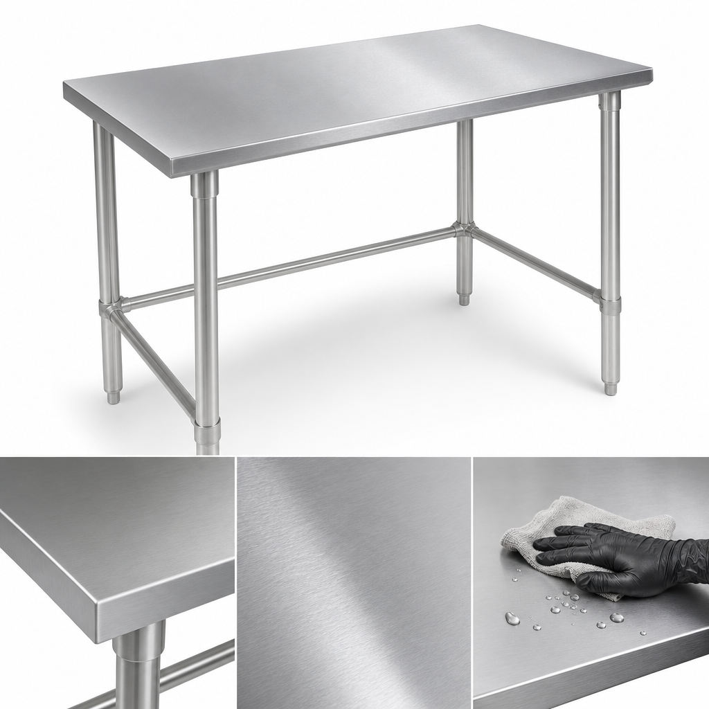 14-Gauge Stainless Steel Top