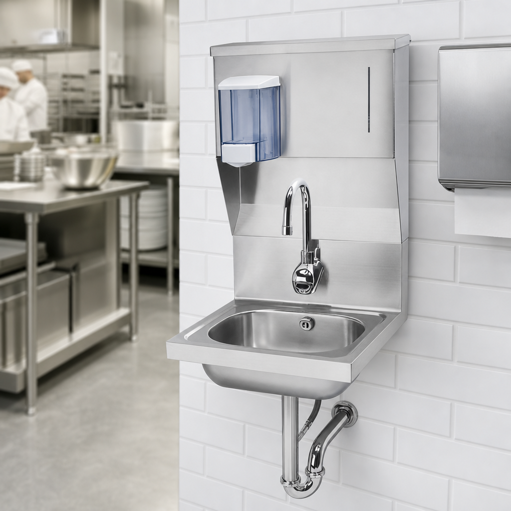 Wall-Mounted Hand Sink