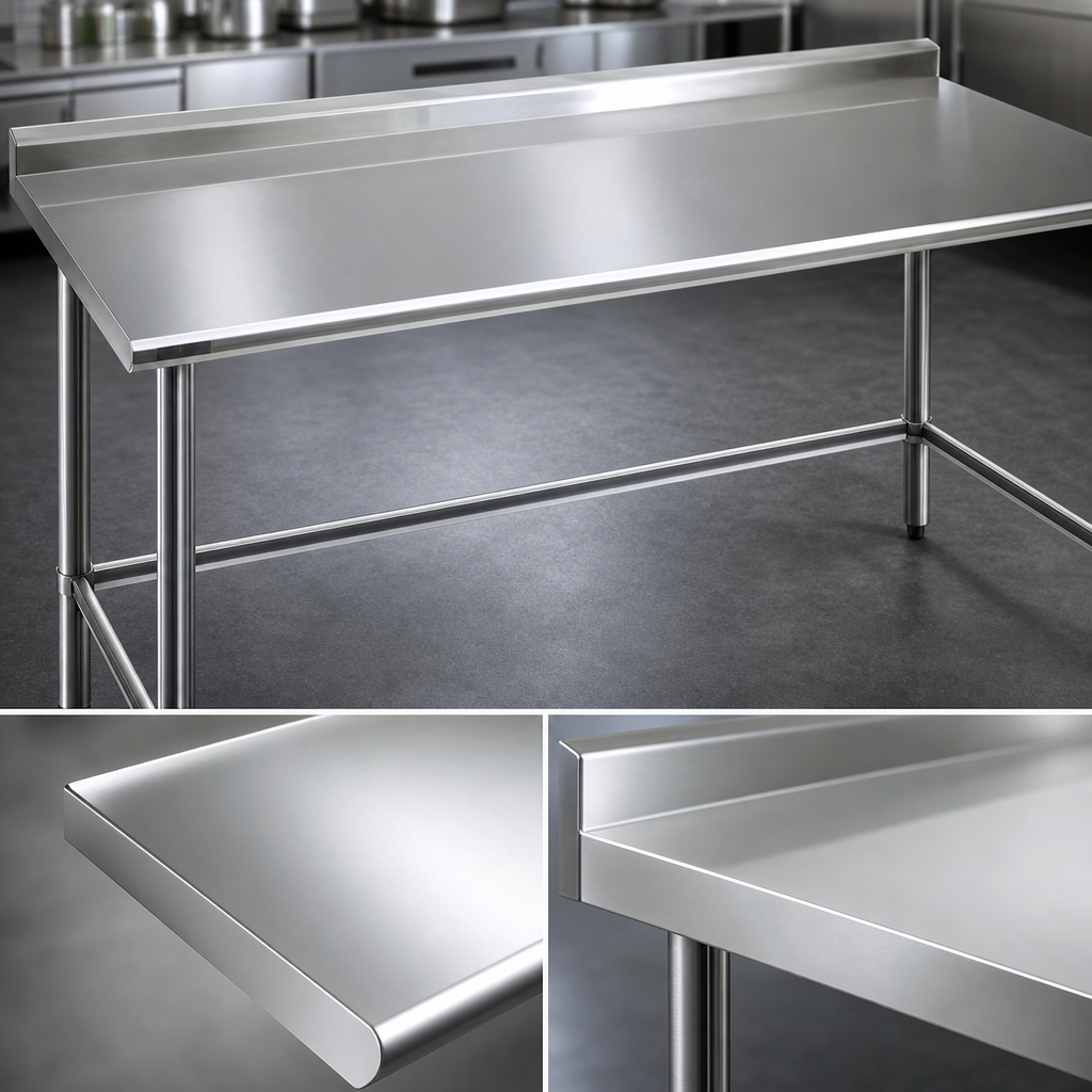 14-Gauge 300 Series Stainless Steel Top