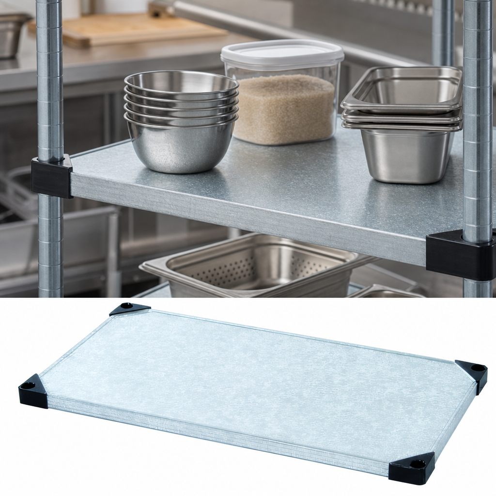 Solid Shelf Surface