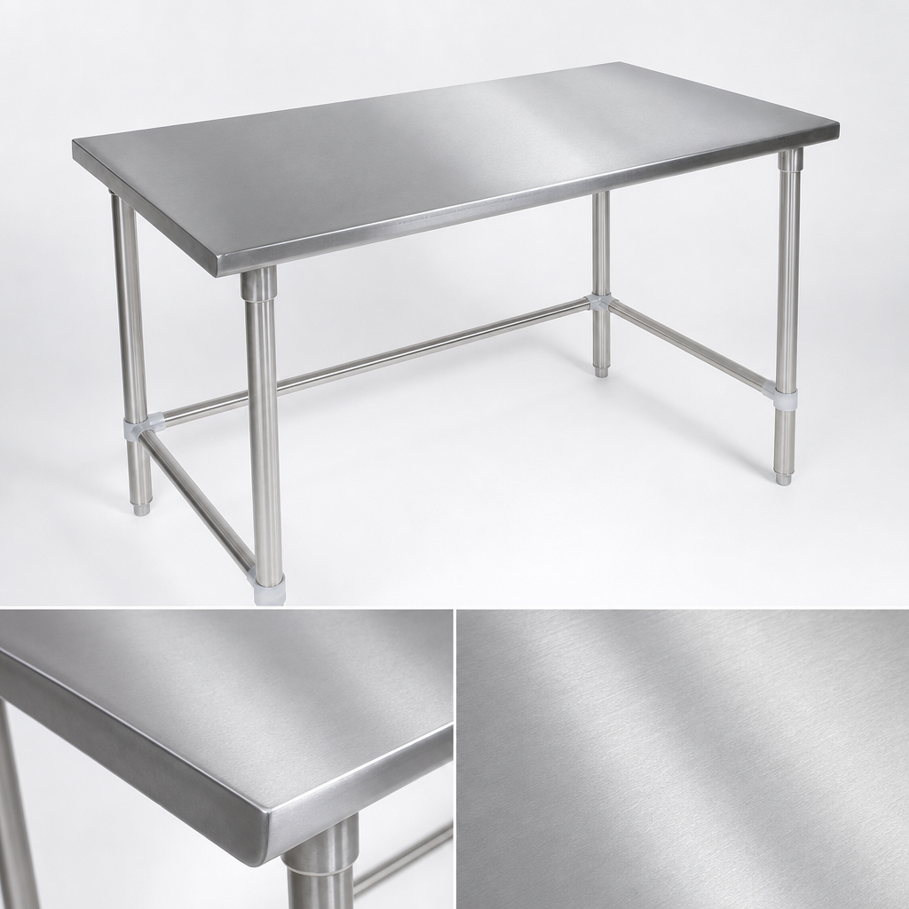 16-Gauge Stainless Steel Top