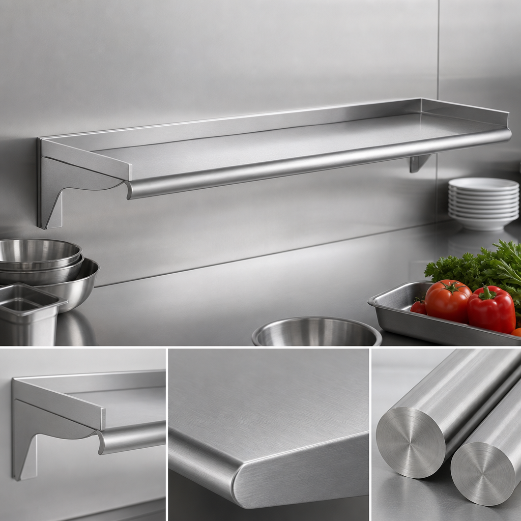 16 Gauge 304 Stainless Steel Construction