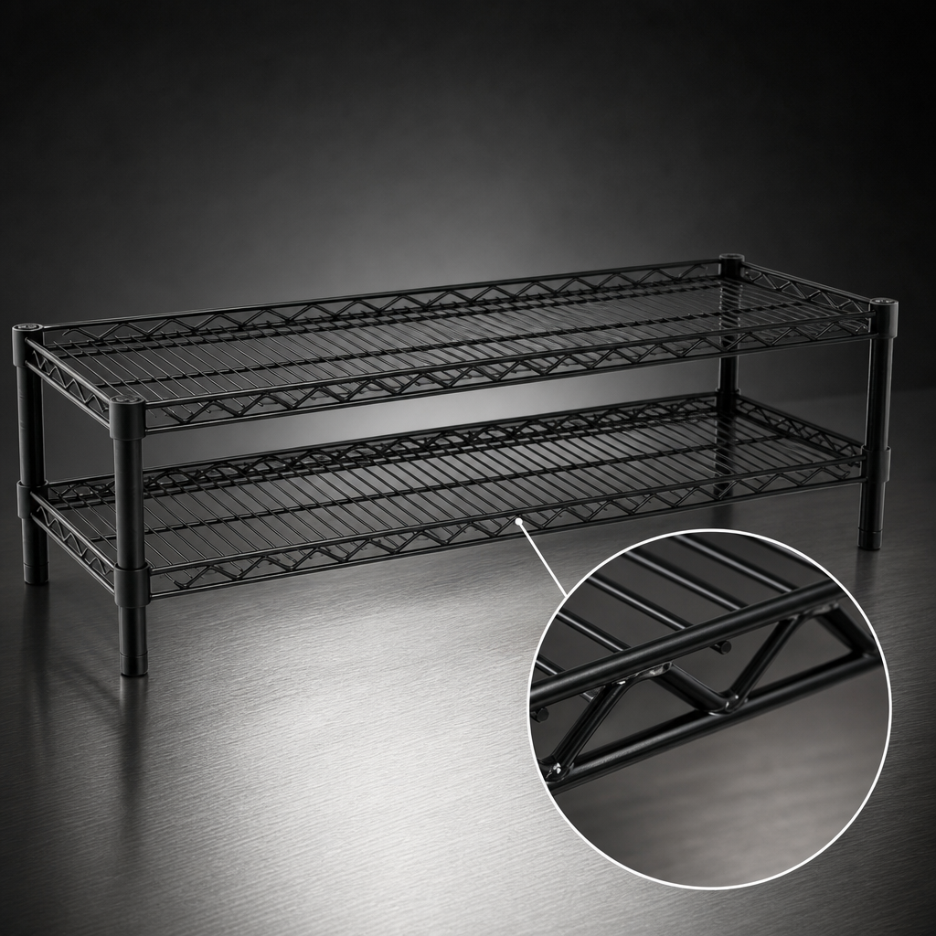 Patented QuadTruss Bottom Shelf