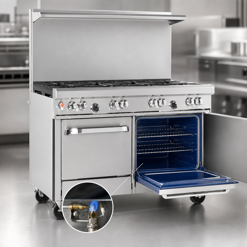 Standard Oven with Battery Spark Ignition