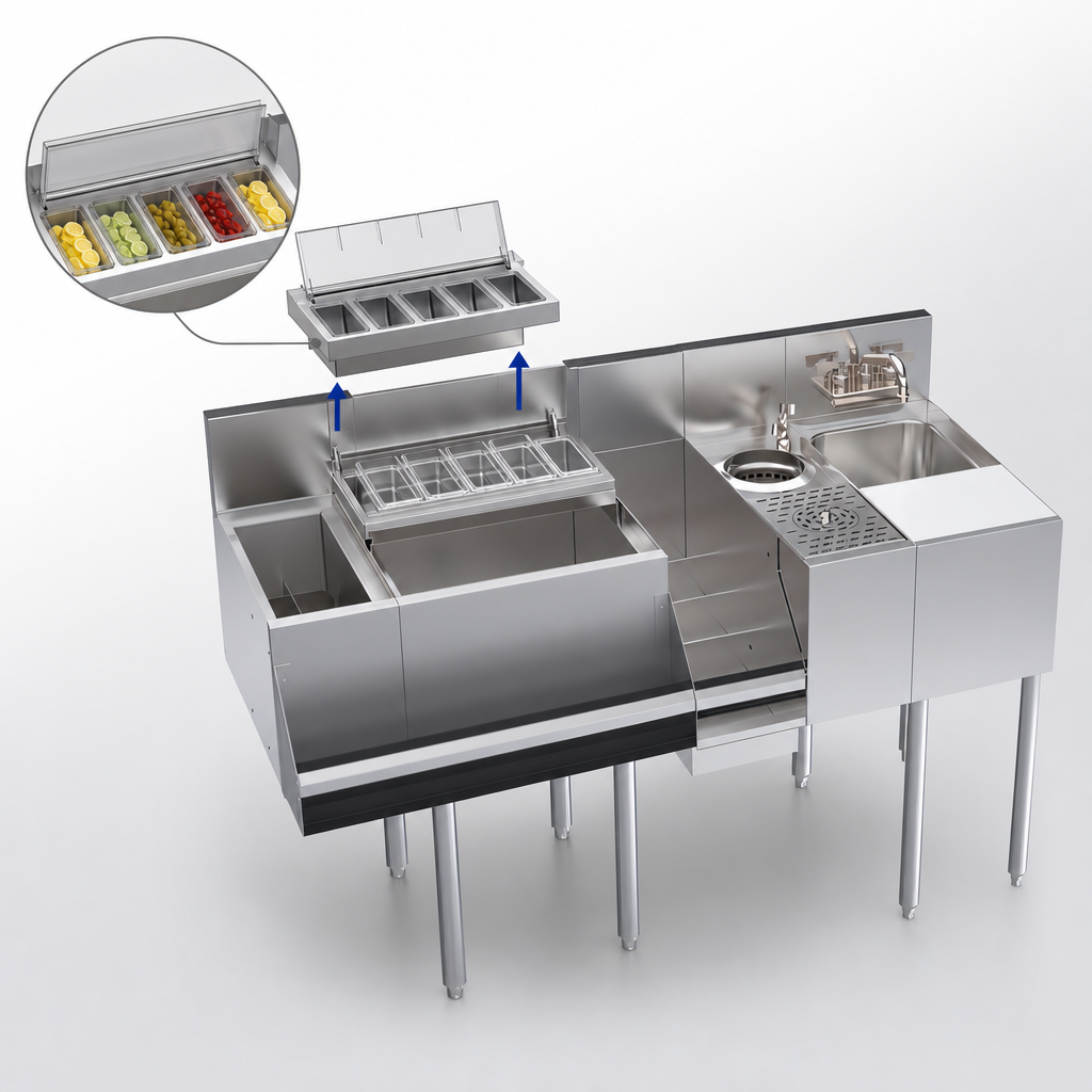 Removable Garnish Station