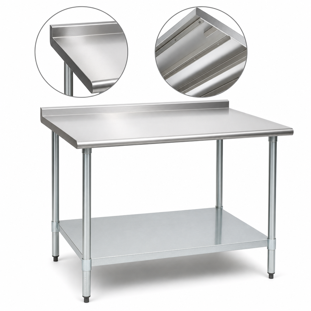 Reinforced Stainless Steel Top