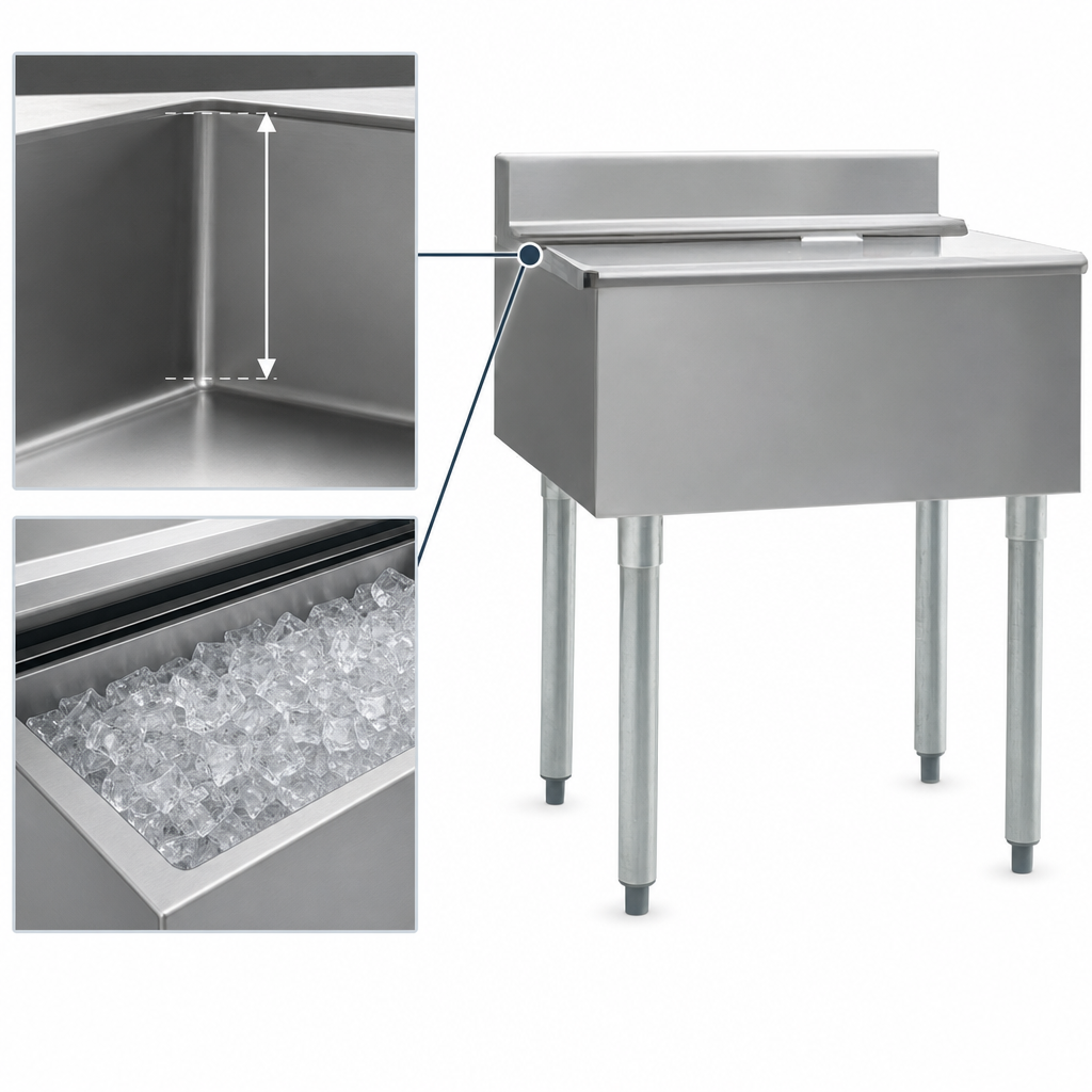 8-Inch Deep Stainless Steel Liner