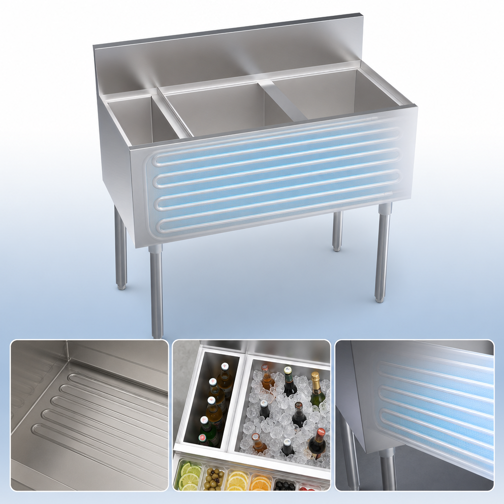 Built-In 10-Circuit Cold Plate