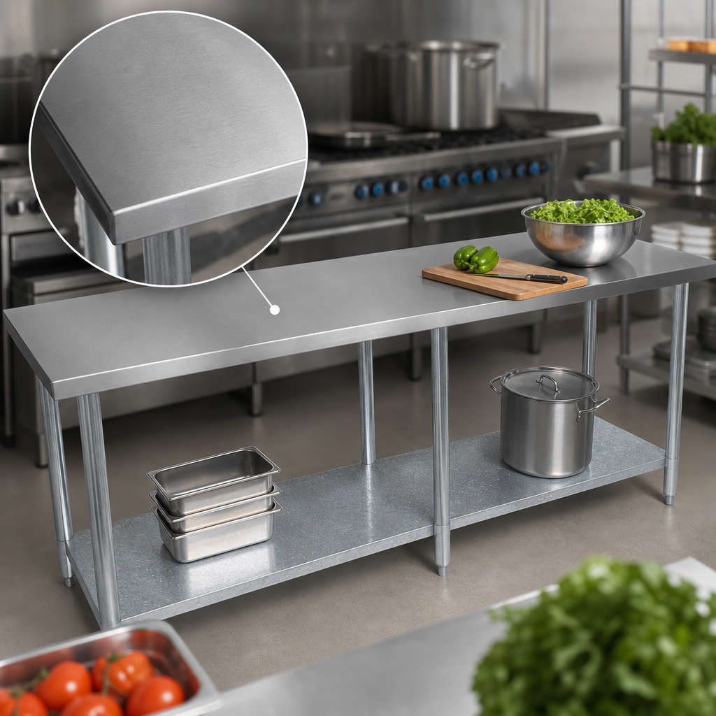18-Gauge 430 Stainless Steel Top