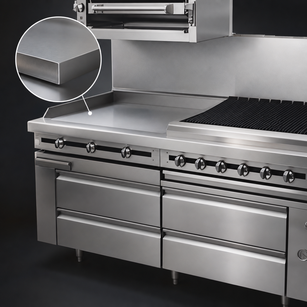 Polished Steel Griddle Plate