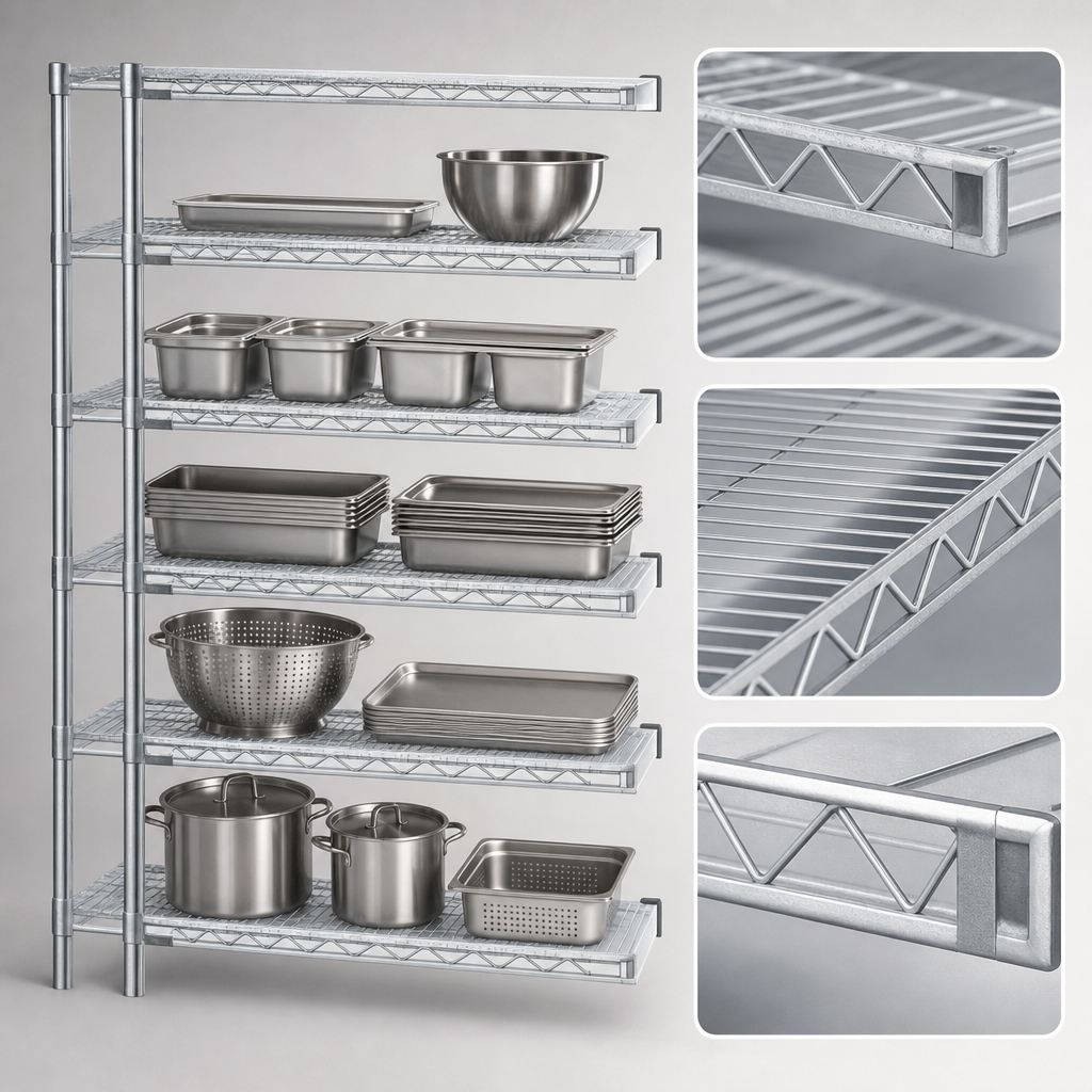 Patented QuadTruss Shelf Design