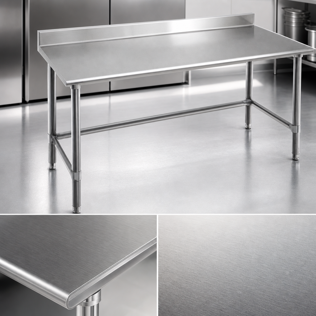 14-Gauge 300-Series Stainless Steel Top