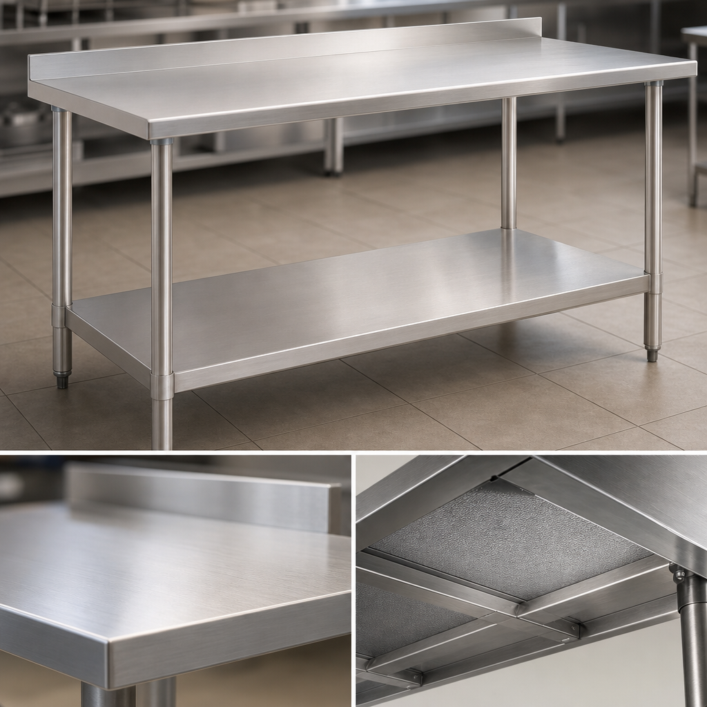 16 Gauge 300 Series Stainless Steel Top