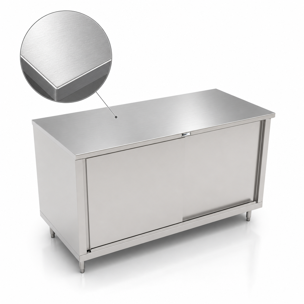 14-Gauge Type 300 Stainless Steel Top