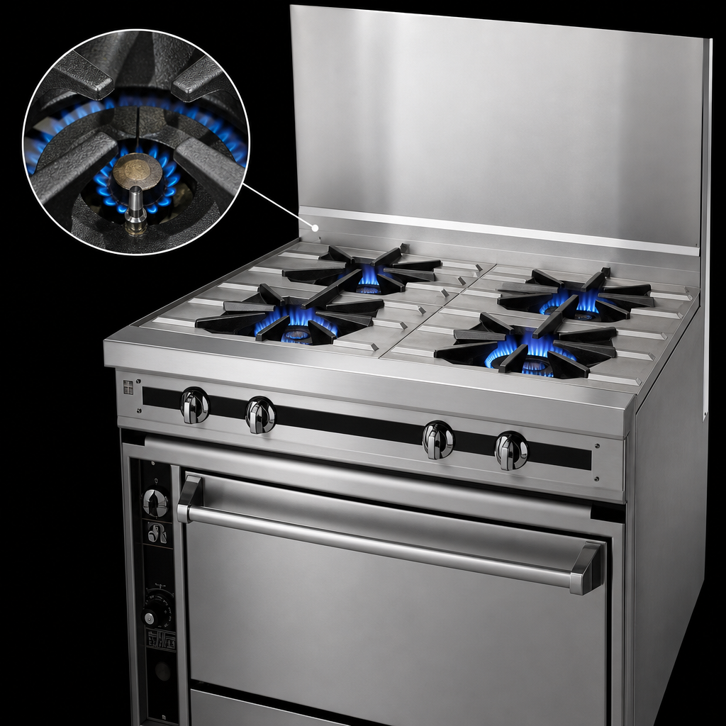 Heavy-Duty Open Burners