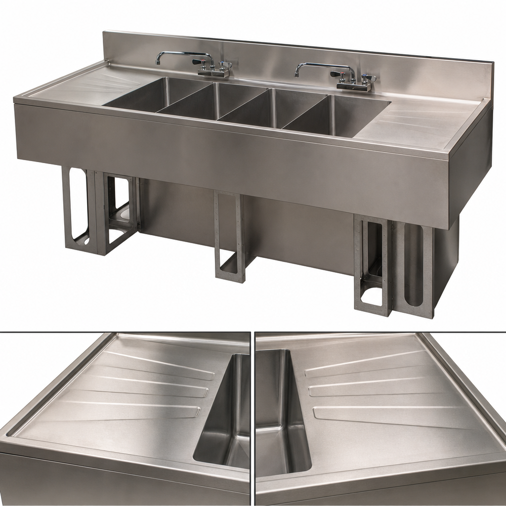 Dual Stamped Drainboards