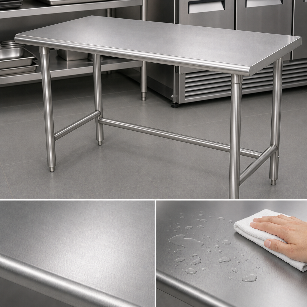 16 Gauge 304 Stainless Steel Top