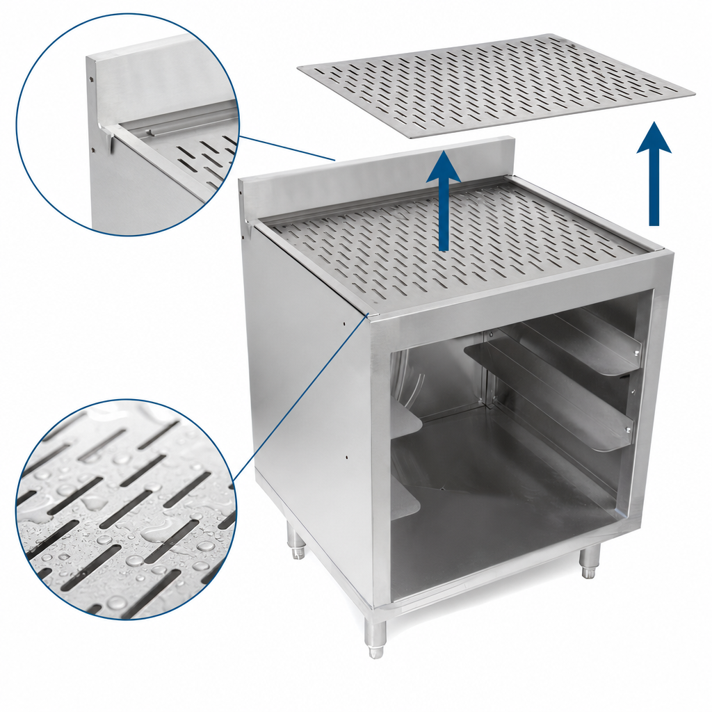 Drainboard Top With Removable Insert