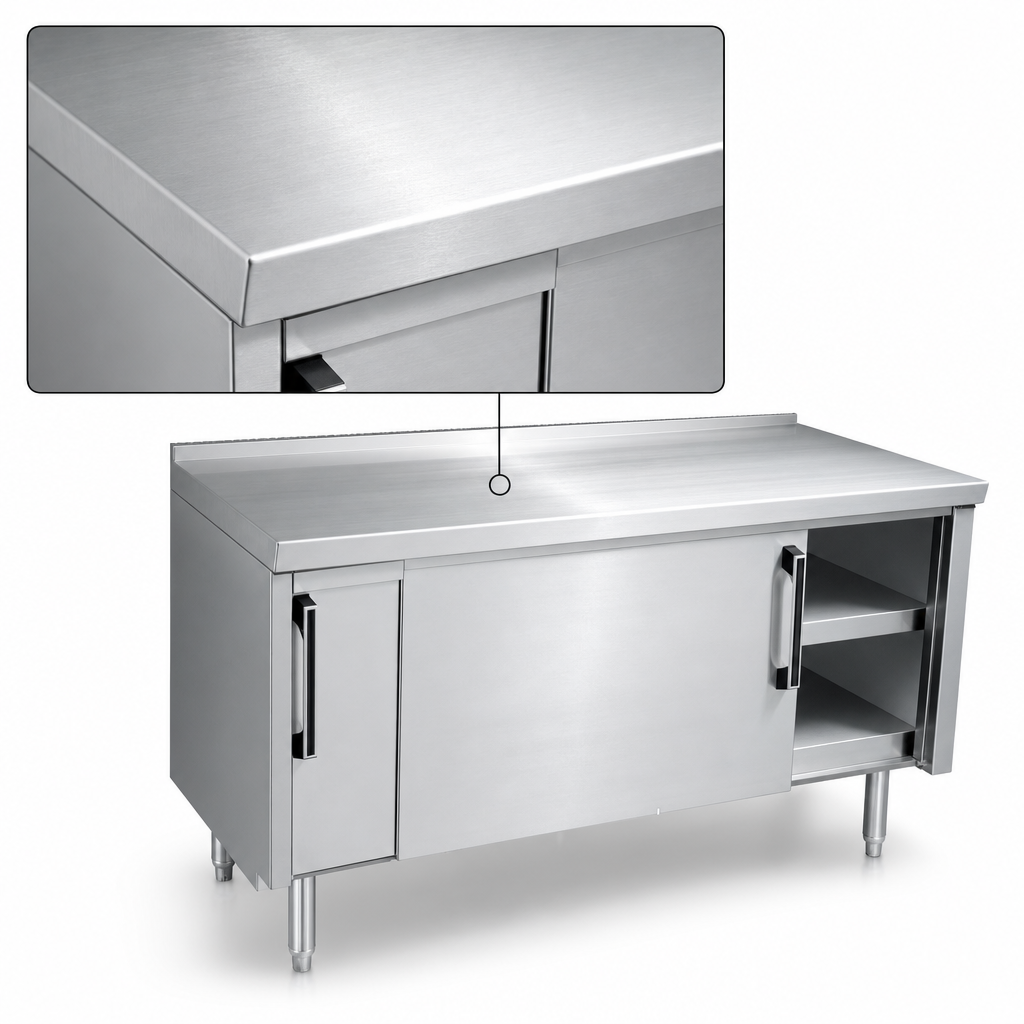 16-Gauge Stainless Steel Top