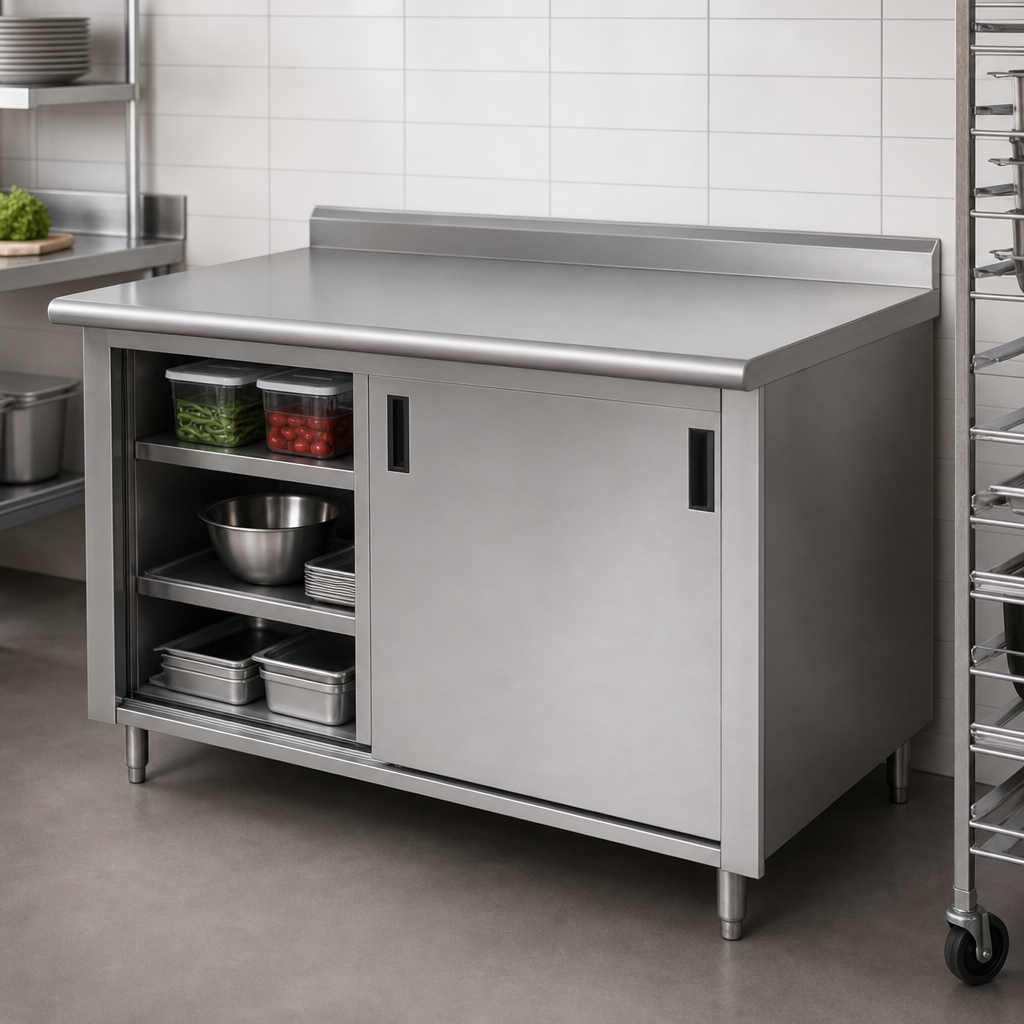 Cabinet Base with Sliding Doors