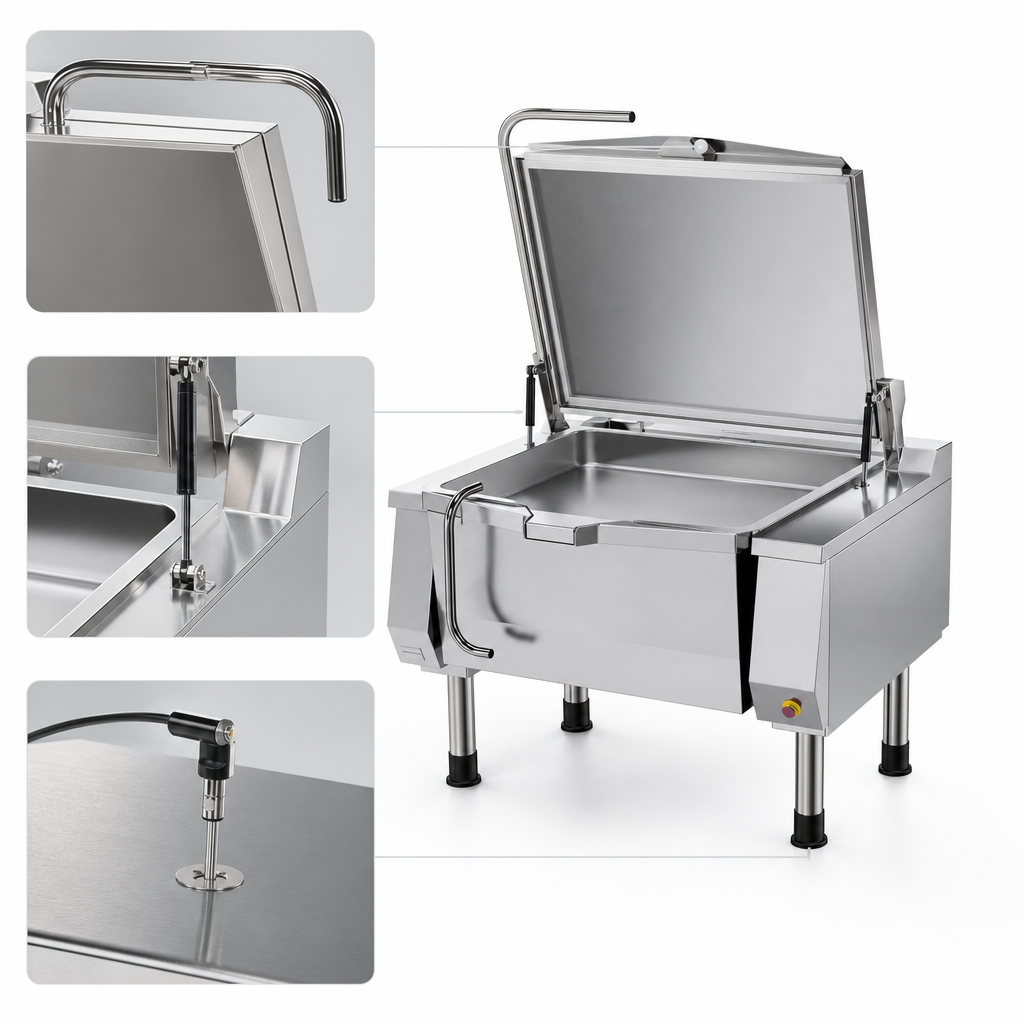 Insulated Spring-Balanced Lid