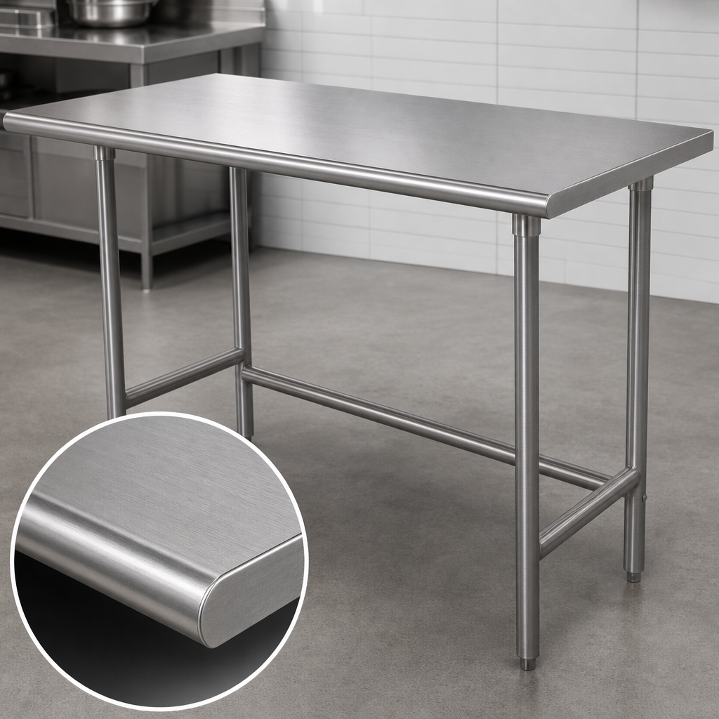 14 Gauge 304 Stainless Steel Top