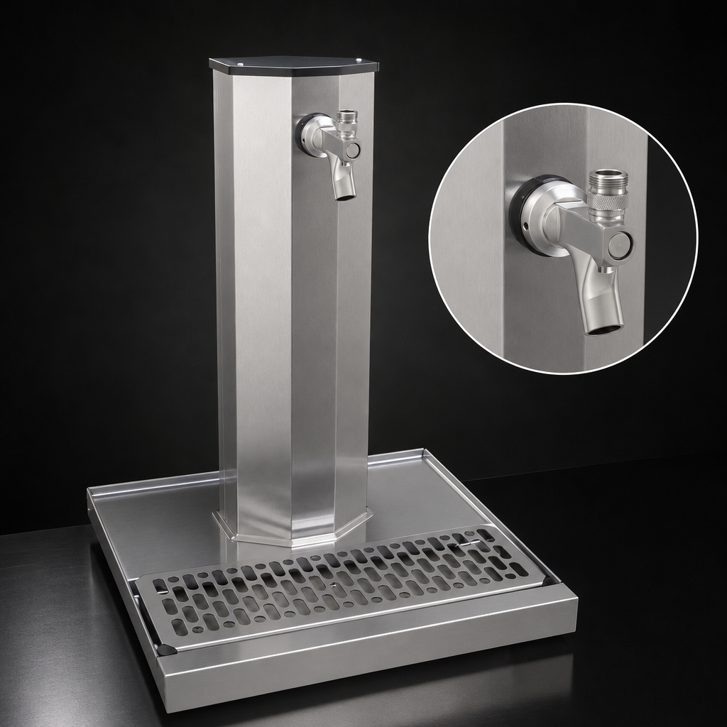 Single Stainless Steel Faucet