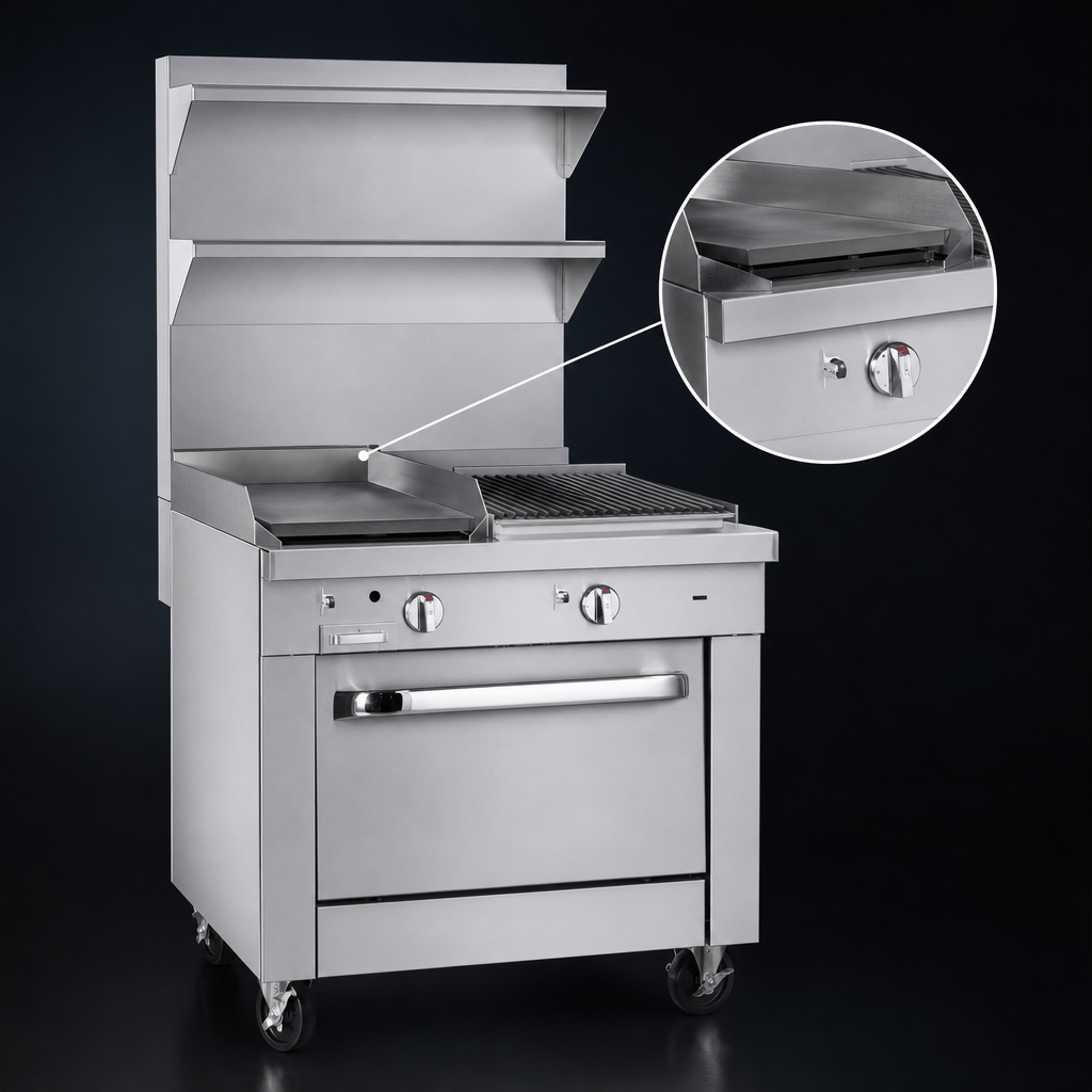 24-Inch Griddle with Thermostatic Controls