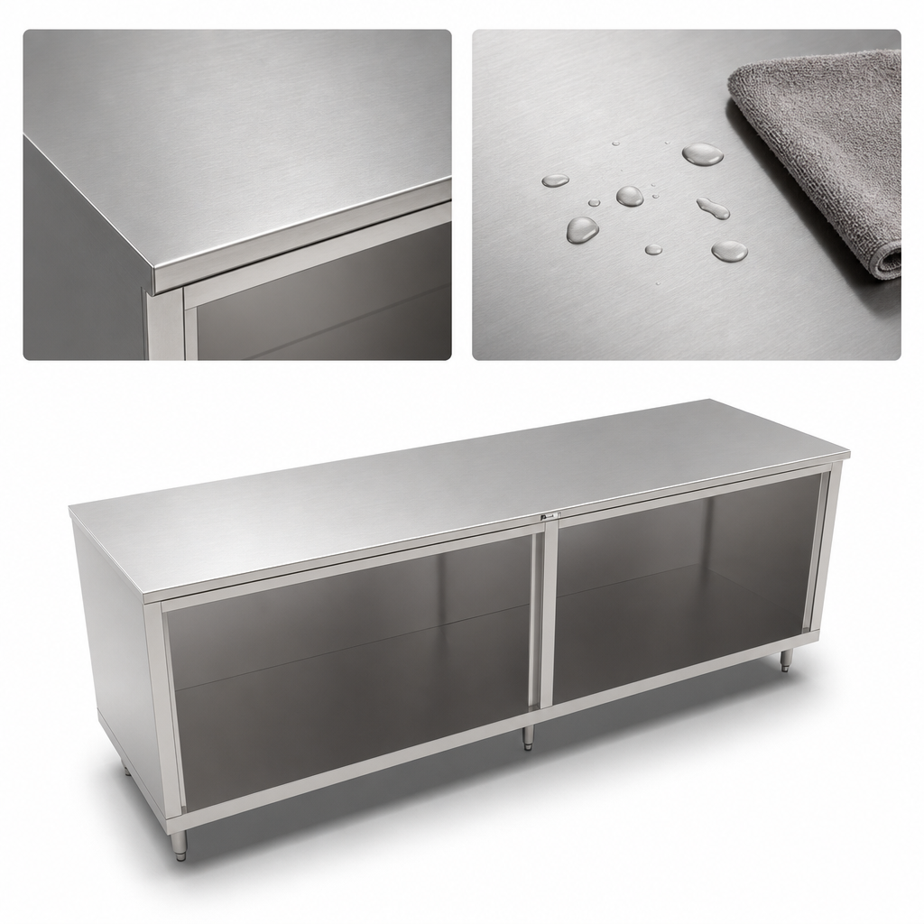 14-Gauge Stainless Steel Top