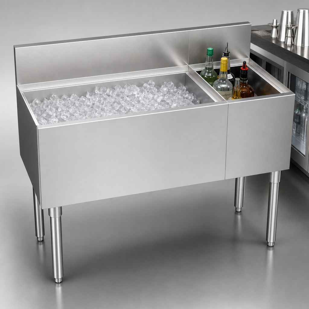 Left-Hand Ice Bin Layout