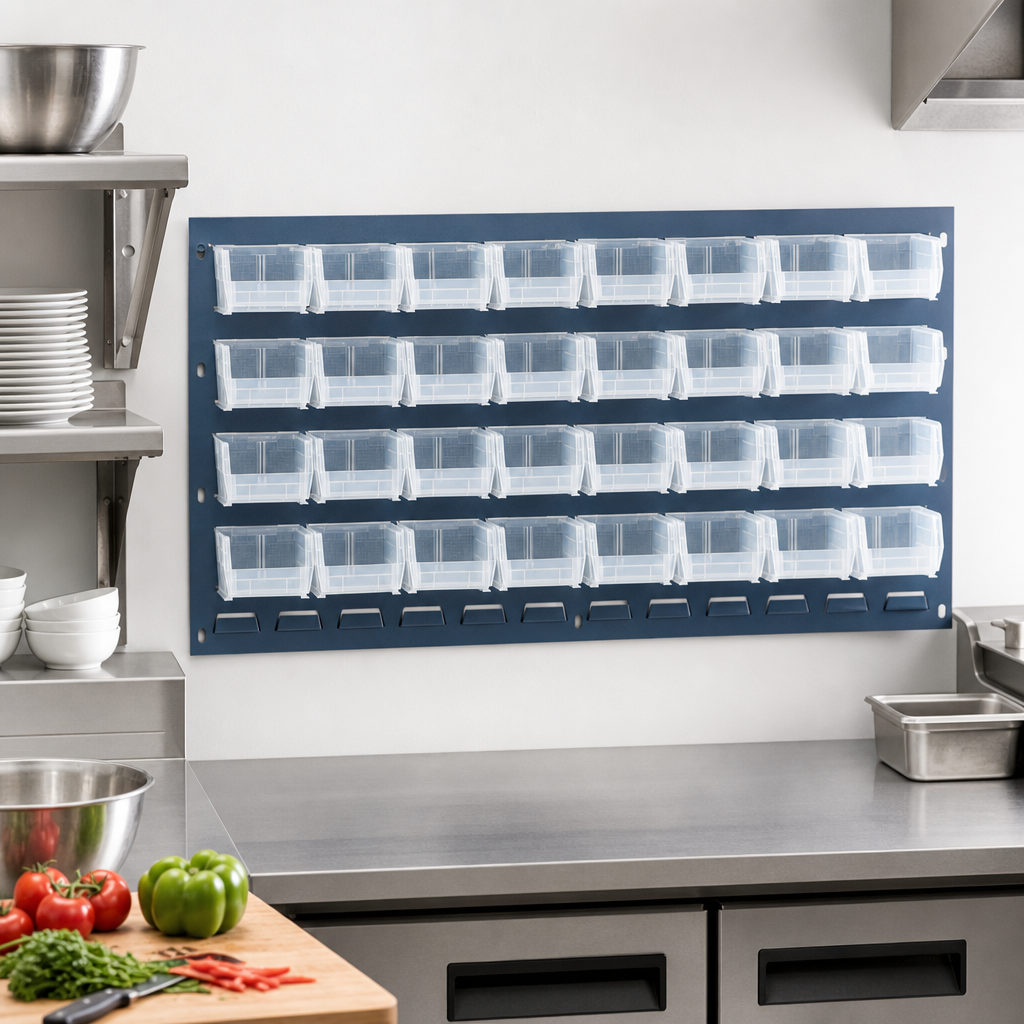 Wall-Mounted Louvered Panel