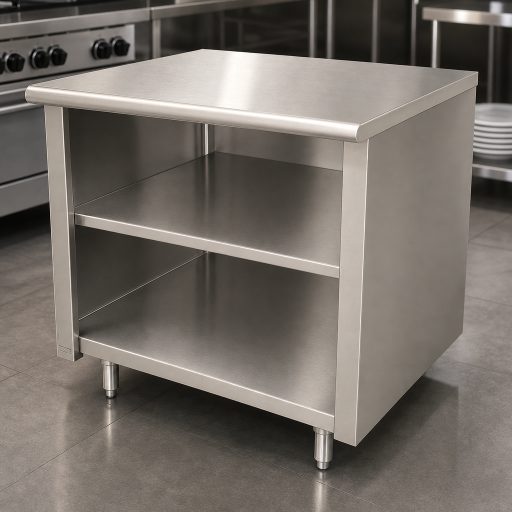 18 Gauge Stainless Steel Body and Mid Shelf