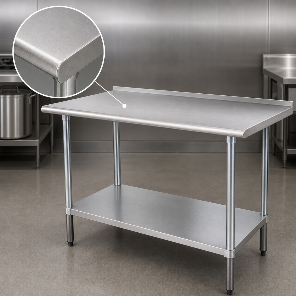 14 Gauge 304 Stainless Steel Top