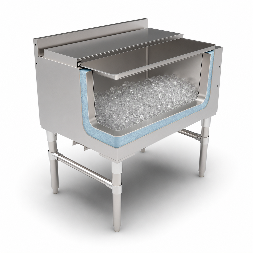 Foam-Insulated Ice Bin