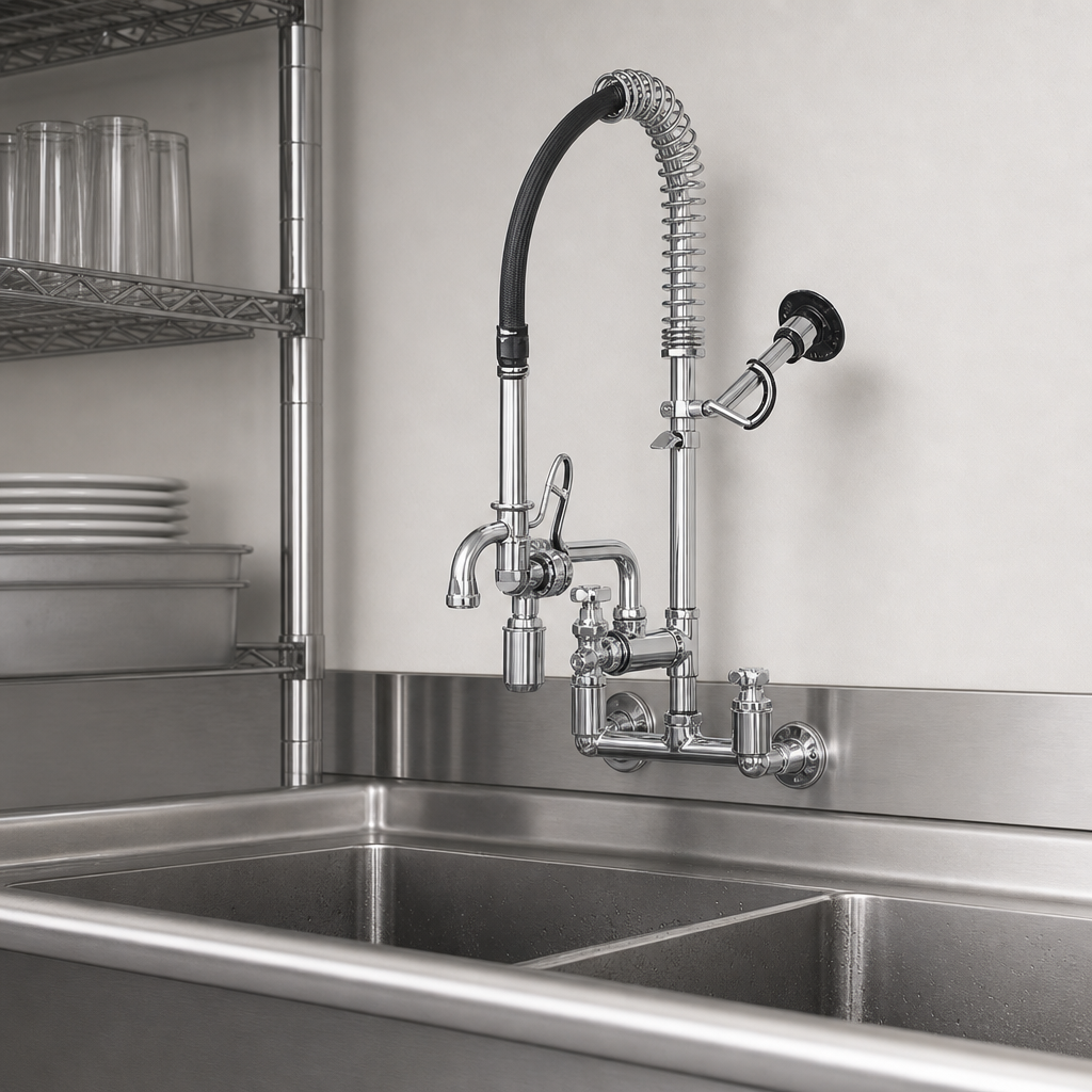 Wall-Mount Mini Pre-Rinse Design