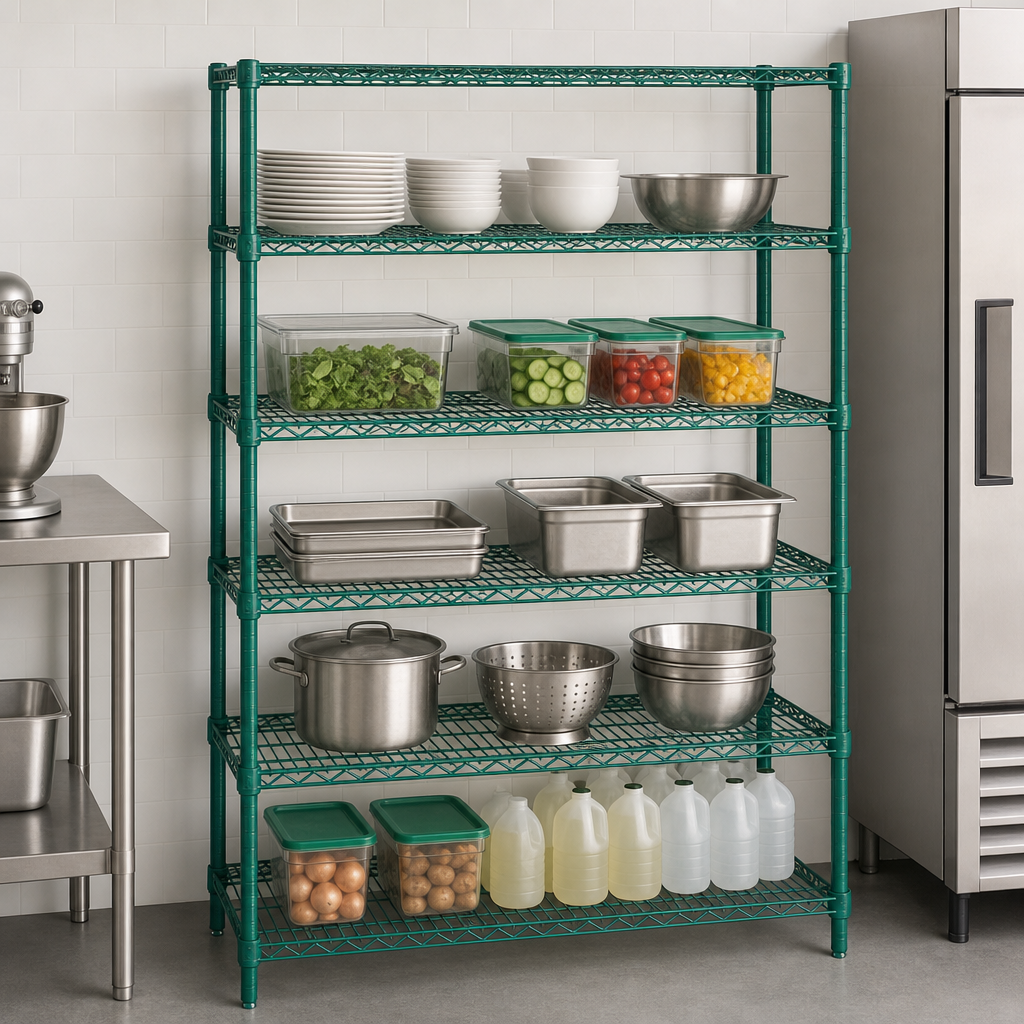 Five Wire Shelves