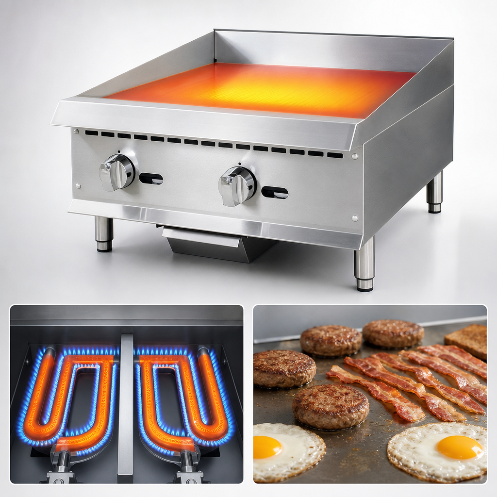 Two 30,000 BTU U-Shape Burners