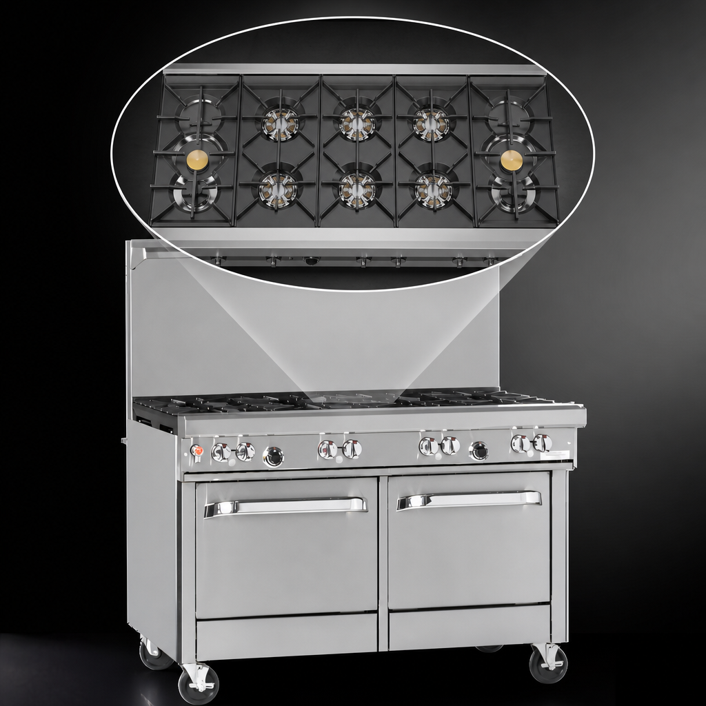 Mixed 7-Burner Top