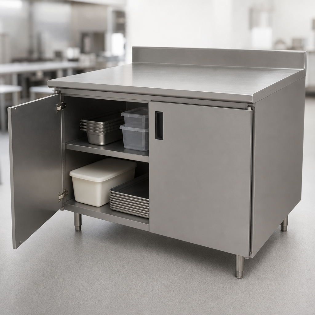Cabinet Base With Hinged Doors
