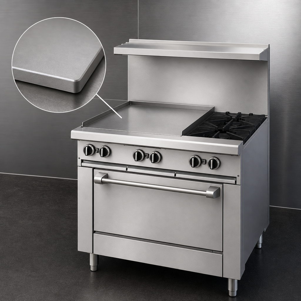 5/8-Inch Smooth Steel Griddle Plate