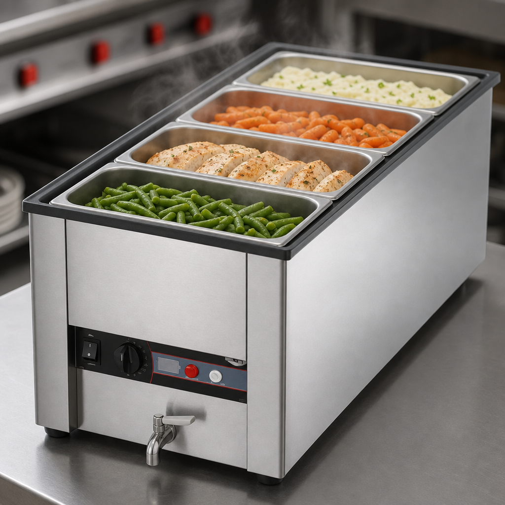 Four 1/3 Size Pan Capacity