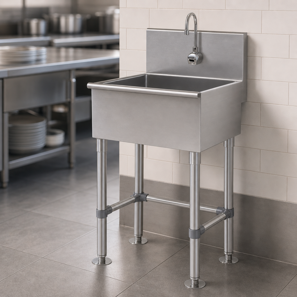 16-Gauge 304 Stainless Steel Construction