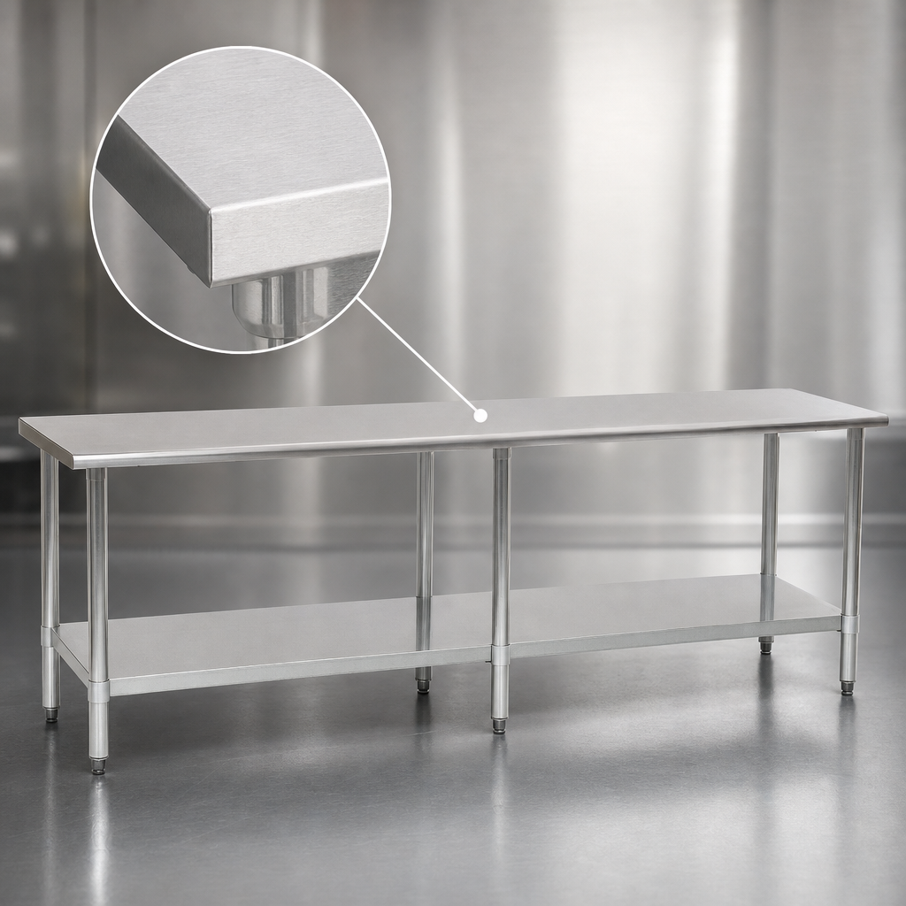 14-Gauge Stainless Steel Top