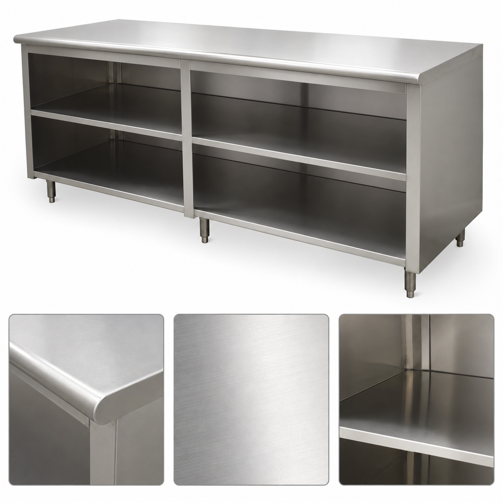 16-Gauge 304 Stainless Steel Top