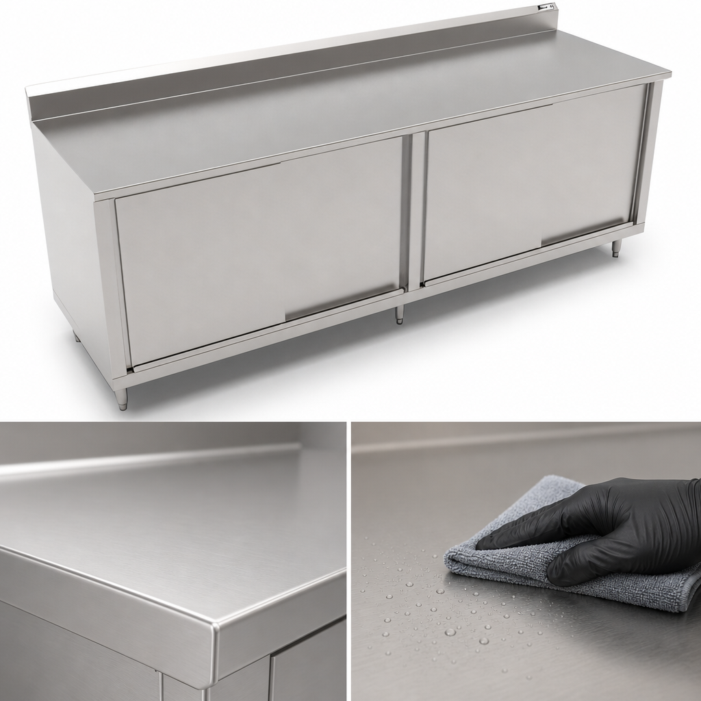 14-Gauge Type 300 Stainless Steel Top