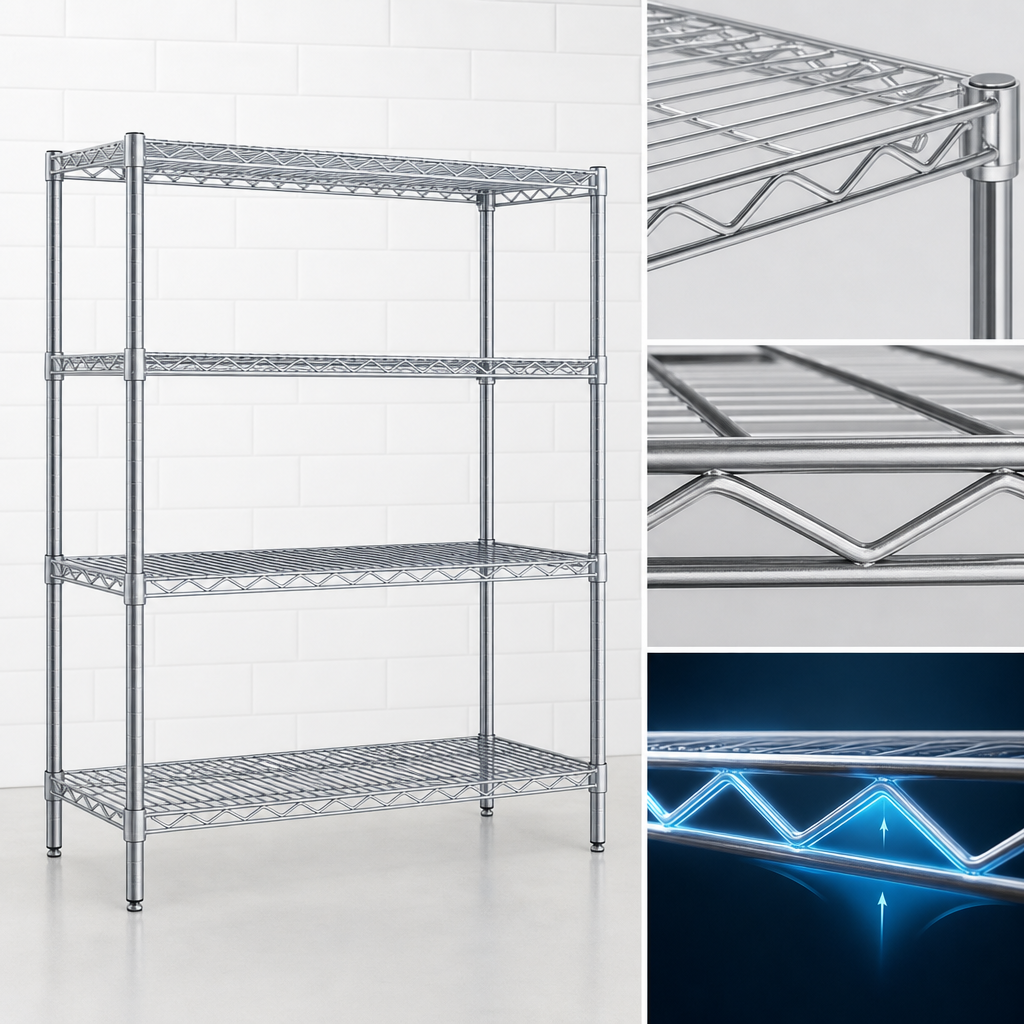 Patented QuadTruss® Shelves